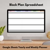 Printable Block Plan Template