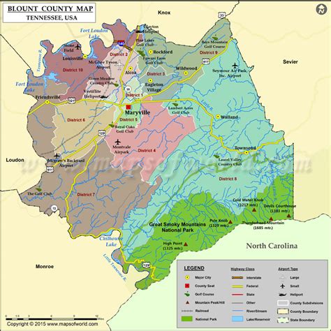 Printable Blount County Map
