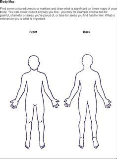 Printable Body Map Form Template Early Years