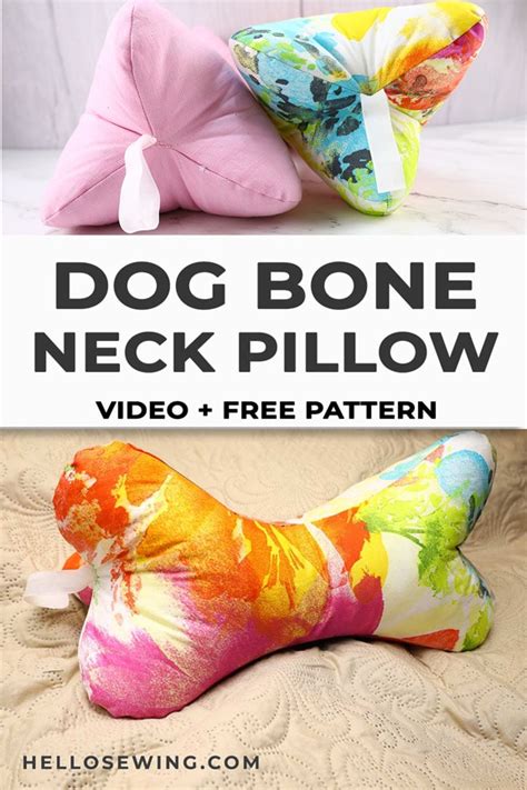 Printable Bone Pillow Pattern