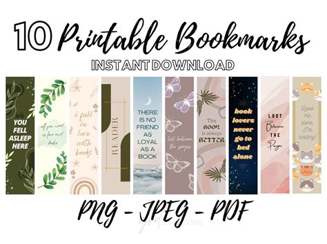 Printable Bookmark Printable Bookmark