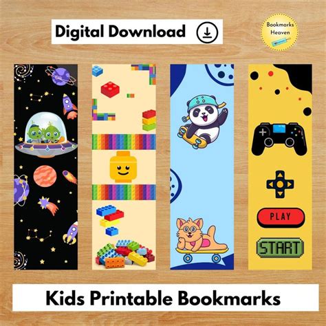 Printable Bookmarks For Boy Tenagers