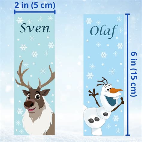 Printable Bookmarks Olaf Bookmark