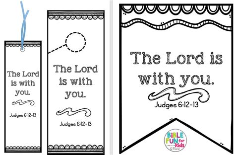 Printable Bookmarks On Gideon