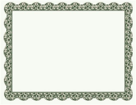 Printable Borders For Certificates