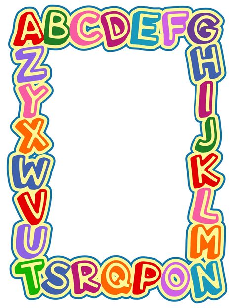 Printable Borders For Letters