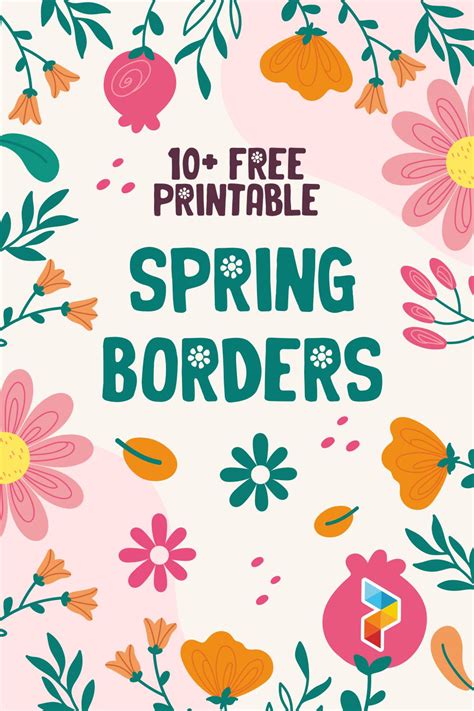 Printable Borders For Spring