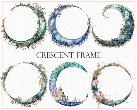 Printable Borders With The Moon