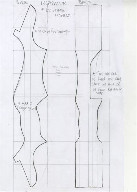Printable Bow Riser Template