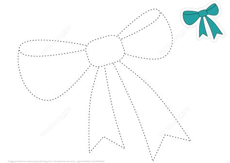 Printable Bow To Trace