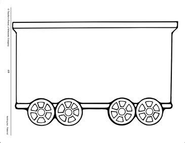 Printable Boxcar Template Free