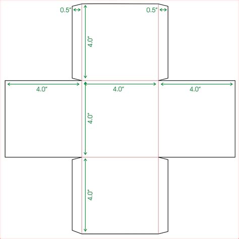 Printable Boxes Template No Lid