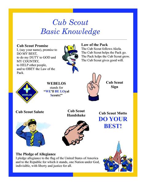 Printable Boy Scout Activities