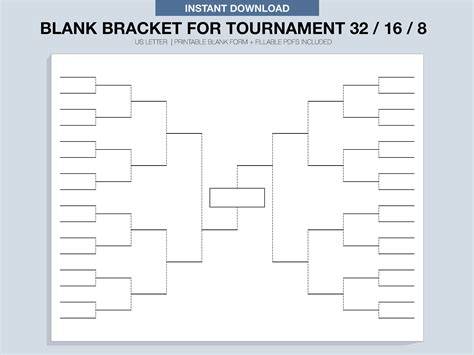 Printable Brackets Free Baseball