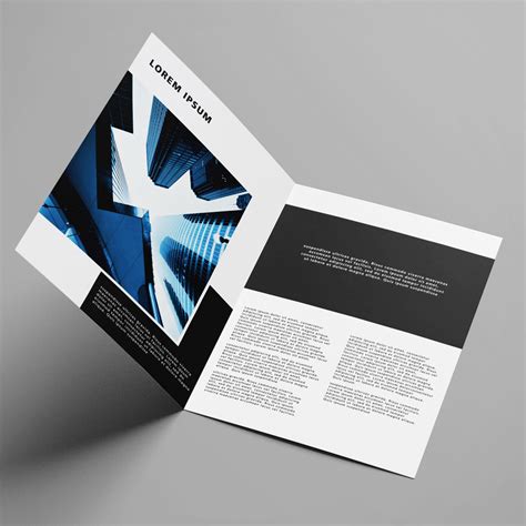 Printable Brochure Template Single Fold