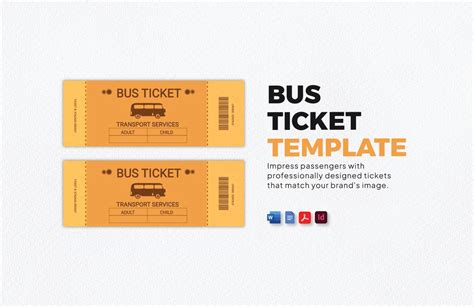 Printable Bus Ticket