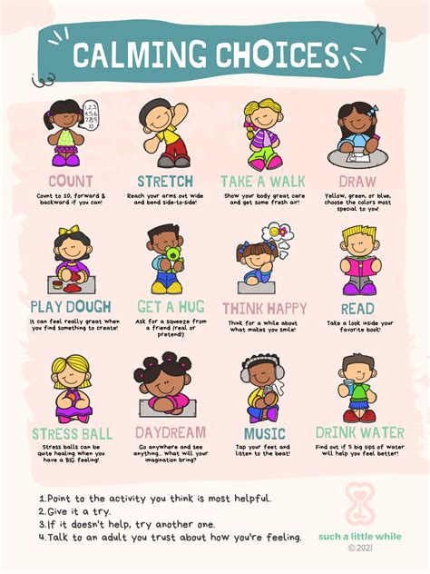 Printable Calm Down Poster