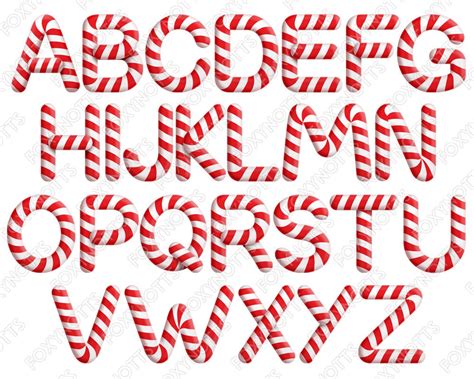 Printable Candy Letters
