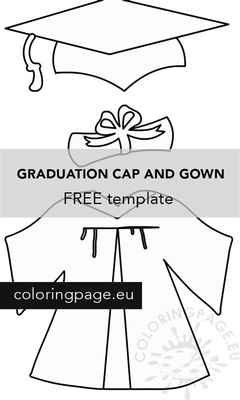 Printable Cap And Gown Template
