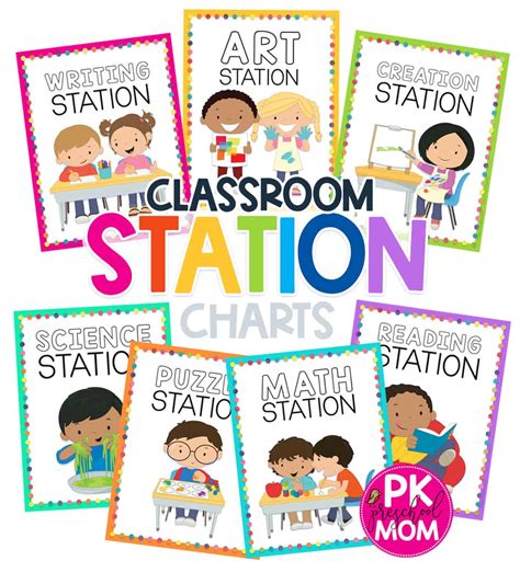 Printable Center Signs For Preschool