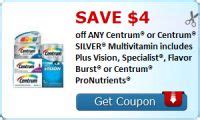 Printable Centrum Silver Coupons