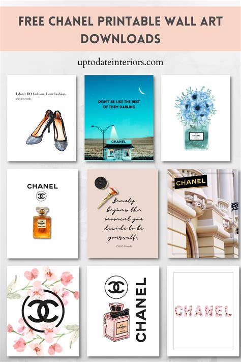 Printable Chanel Art