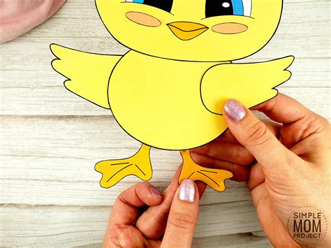 Printable Chick Craft Template