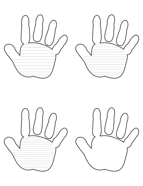 Printable Child S Hand Template