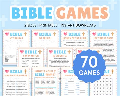 Printable Childrens Church Games