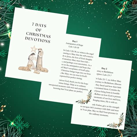 Printable Christmas Devotional