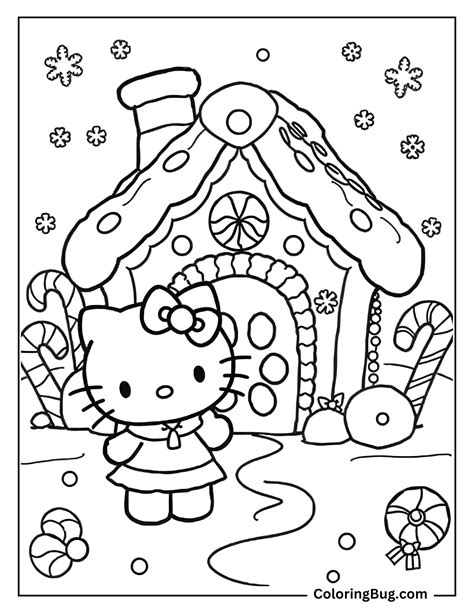 Printable Christmas Hello Kitty