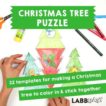 Printable Christmas Tree Puzzle