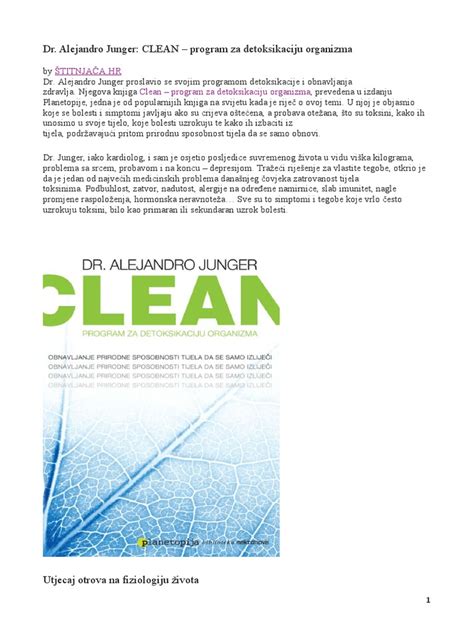 Printable Clean Program Dr Alenanjro