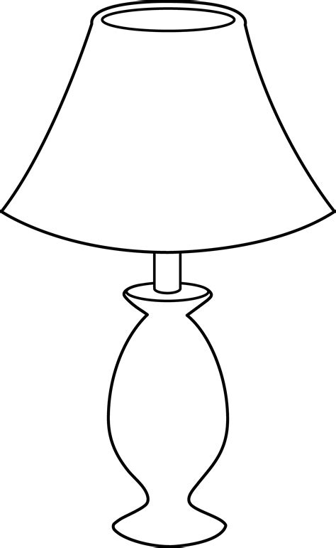 Printable Clip Art Lamp