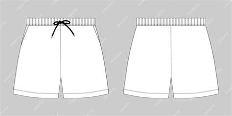 Printable Clipart Shorts Template
