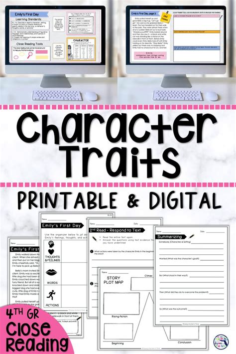 Printable Close Reading 4Th Grade Character
