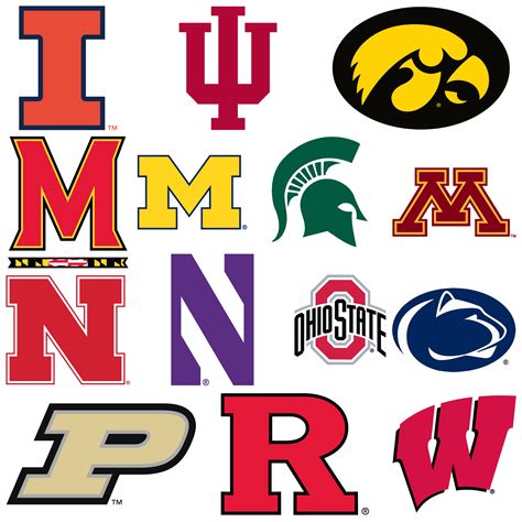 printable college football logos