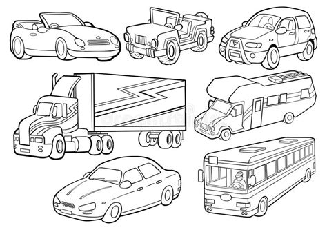 Printable Coloring Pages Vehicles