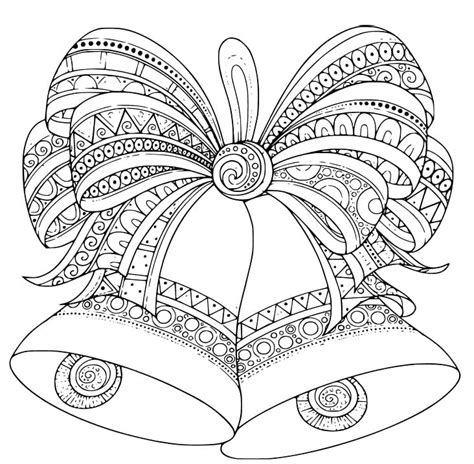 Printable Complex Coloring Pages Christmas