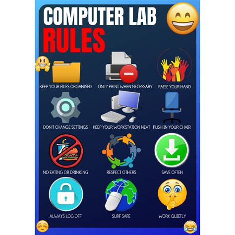 Printable Computer Lab Posters