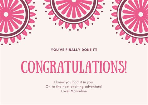Printable Congratulation Cards