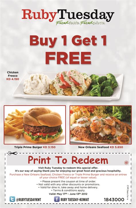 Printable Coupons For Ruby Tuesday: Where To Find Them And How To Use Them