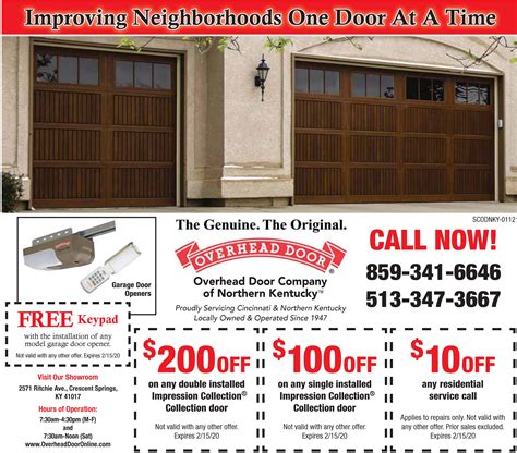 Printable Coupons Overhead Door: Save More On Your Garage Door Repair