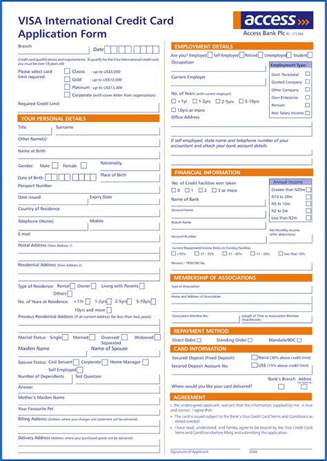 Printable Credit Card Application: Everything You Need To Know