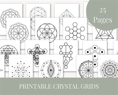 Printable Crystal Grid Layouts Pdf