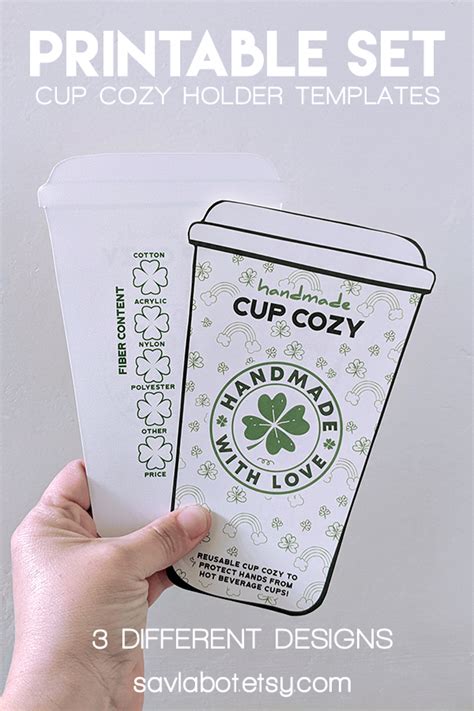 Printable Cup Cozy Template