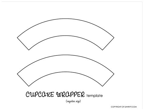 Printable Cupcake Wrappers & Template