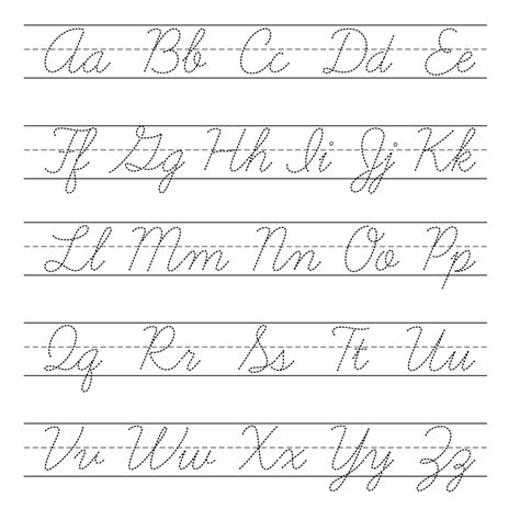 Printable Cursive Letters Abc