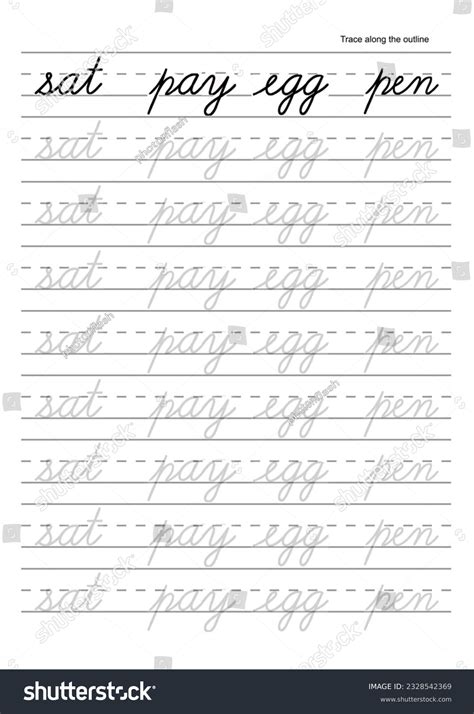 Printable Cursive Practice For Kids