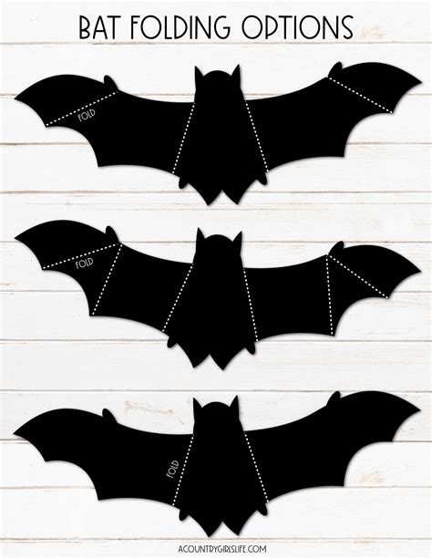 Printable Cut Out Bats
